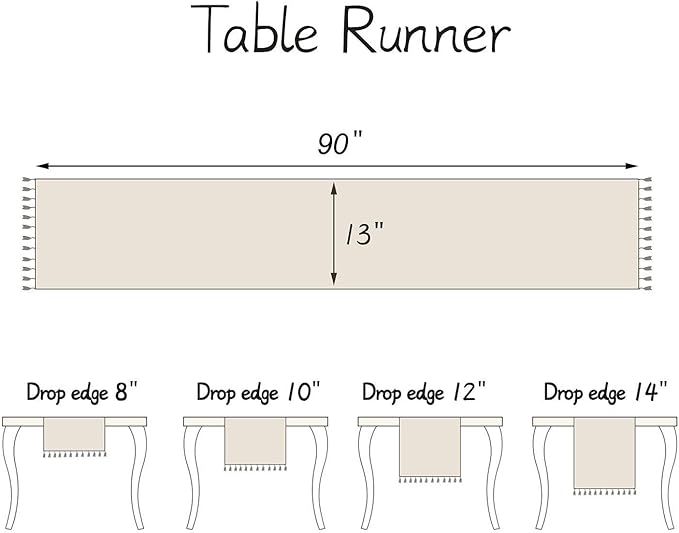 Farmhouse Table Runner, Rustic Cutout Table Runners - Image 3