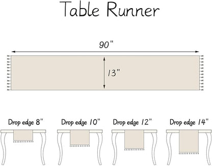 Farmhouse Table Runner, Rustic Cutout Table Runners - Image 3