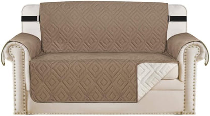 H.VERSAILTEX Reversible Loveseat Cover Furniture Protector Anti-Slip Water by HVERSAILTEX