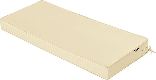Outdoor Bench Cushions 59 x 18 Inch Thick Waterproof Porch Swing Cushions by COMCAVER