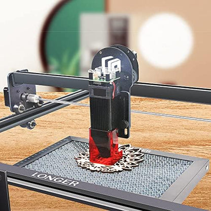 longer honeycomb laser bed, 300 x 200 mm, side view