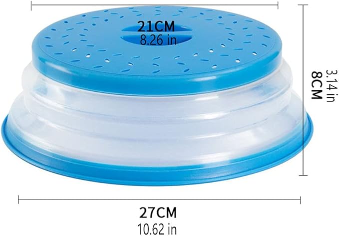 Collapsible Microwave Splatter Cover, 10.5 Inch, Dishwasher-safe, Microwave - Image 2