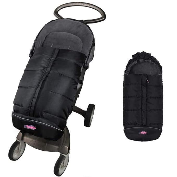 German Designed Universal Stroller Footmuff, 2 Way Zippers Style Easy by funlife