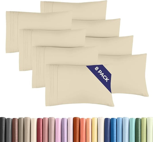 King Pillow Cases Set of 8 by CGKUnlimited