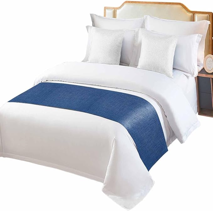 Retro Farm Linen Flax Bed Runners - Image 2