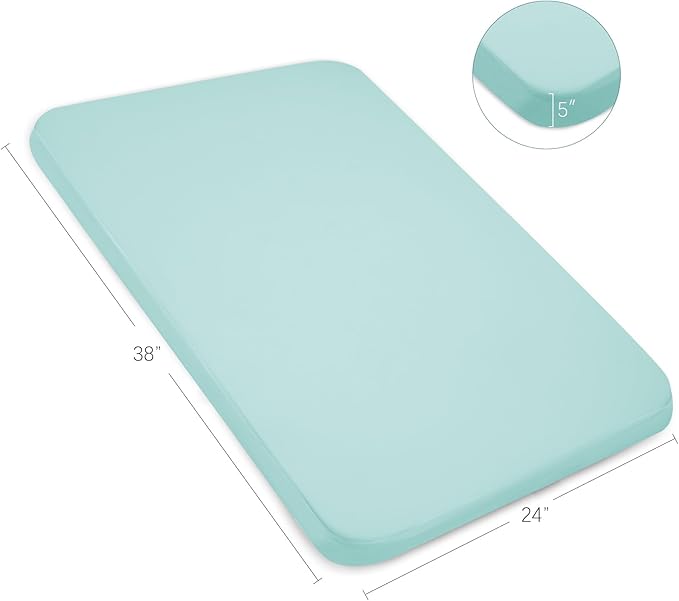 Waterproof Pack and Play Sheets Fitted 2 Pack, Compatible - Image 7