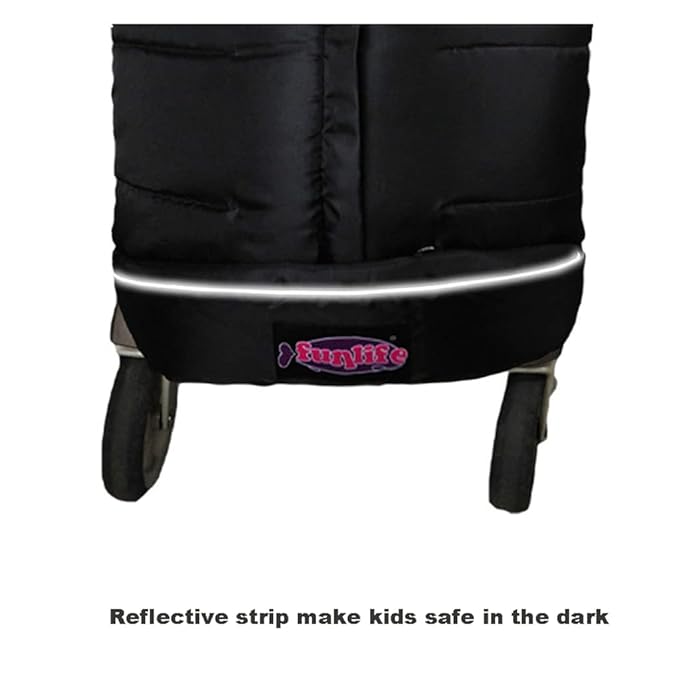 German Designed Universal Stroller Bunting Bag, 5 Way Zippers Style - Image 7
