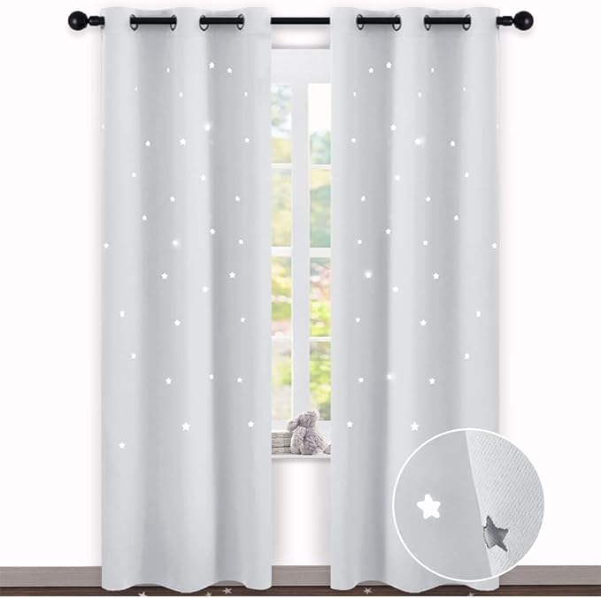 NICETOWN Star Curtains for Kids Room by NICETOWN