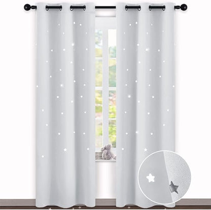NICETOWN Star Curtains for Kids Room by NICETOWN