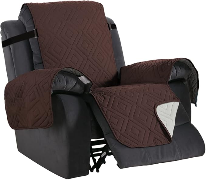 H.VERSAILTEX Reversible Quilted Recliner Covers Water Resistant Furniture by HVERSAILTEX