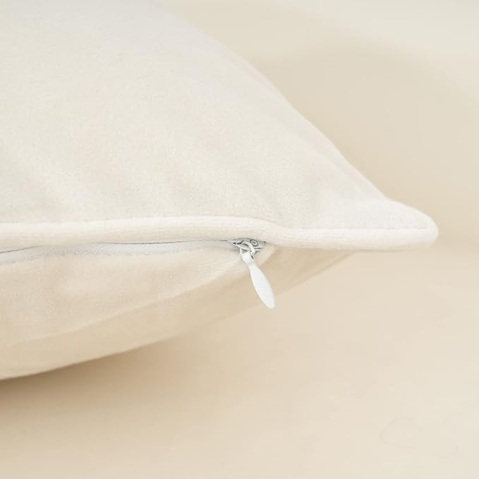 Yangest Beige Twigs Throw Pillow Cover Velvet Branches Velvet Cushion Case - Image 4