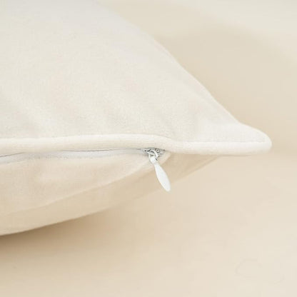 Yangest Beige Twigs Throw Pillow Cover Velvet Branches Velvet Cushion Case - Image 4