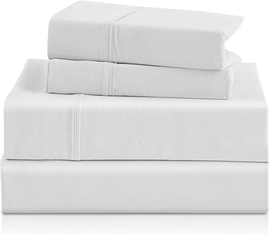Twin Sheet Set - 3 Piece Super Soft Breathable Bed Sheet & Pillowcase Set by COZYSMILE