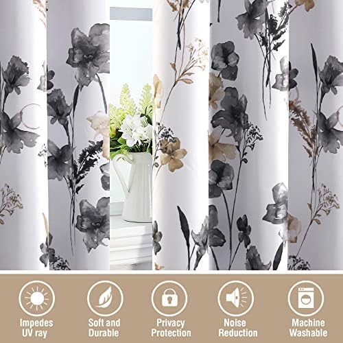 h.versailtex 100% blackout curtains 63 inch length 2 on a desk or shelf