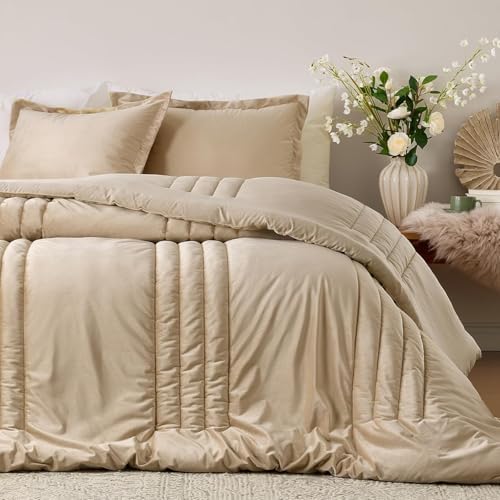 luxury champagne beige velvet cal king size bed, view 9
