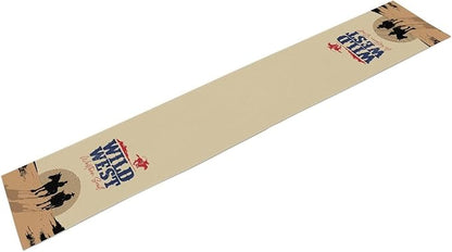 Western Cowboy Table Runner, Rustic Country Cowboy American Wild West Riding - Image 6