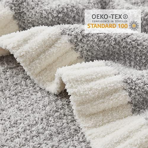 snuggle sac buttery grey throw blanket for couch showing dimensions