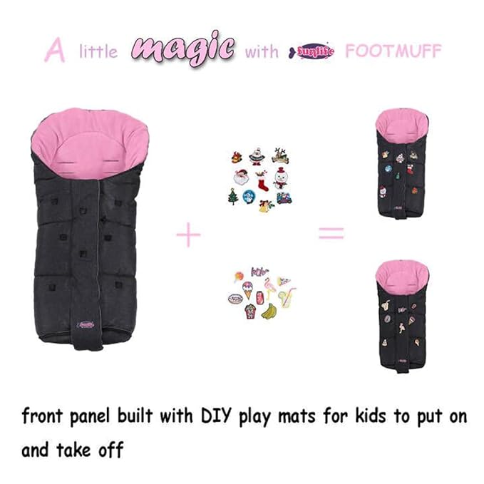 Waterproof Anti-freeze Winter Universal Stroller Footmuff, Ultra Soft Width - Image 2