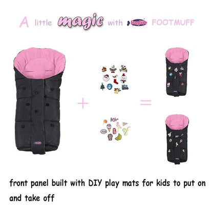 Waterproof Anti-freeze Winter Universal Stroller Footmuff, Ultra Soft Width - Image 2