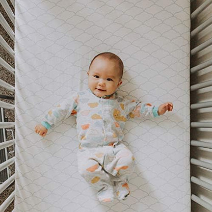 Newton Baby MINI CRIB Fitted Sheets | Organic Muslin Cotton, Breathable Soft - Image 3