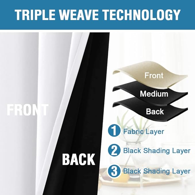 H.VERSAILTEX 100% Blackout Curtains - Image 4