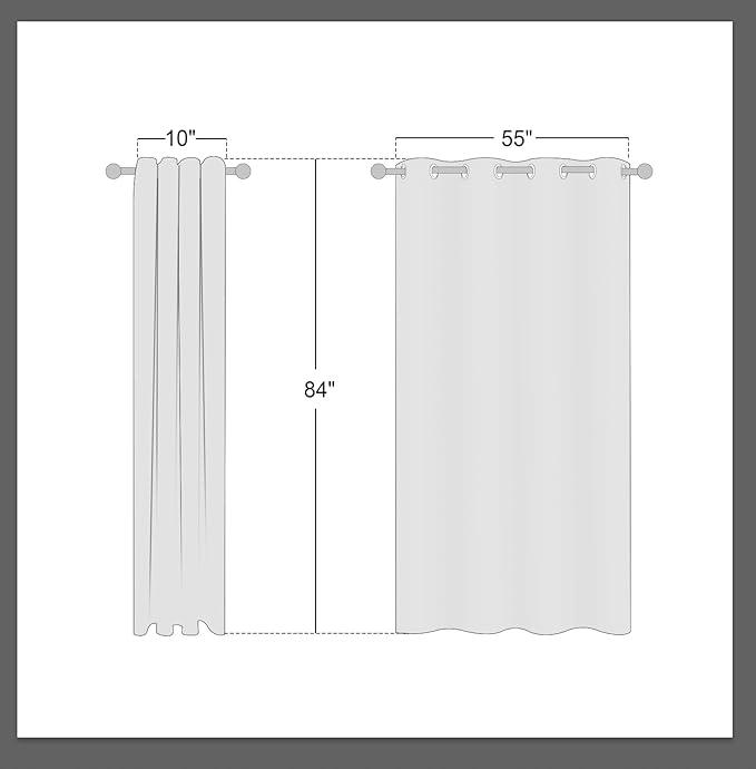 NICETOWN Thick Linen Curtains Privacy - Image 2