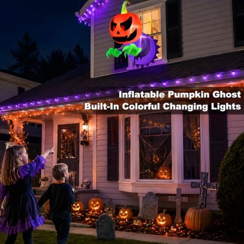 TURNMEON 3.5 Ft Inflatable Halloween Window Decoration