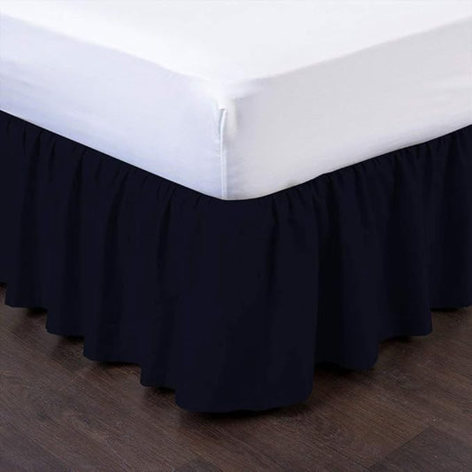 Ruffled Bed Skirt 12 Inch Drop Dust Ruffle by Unknown
