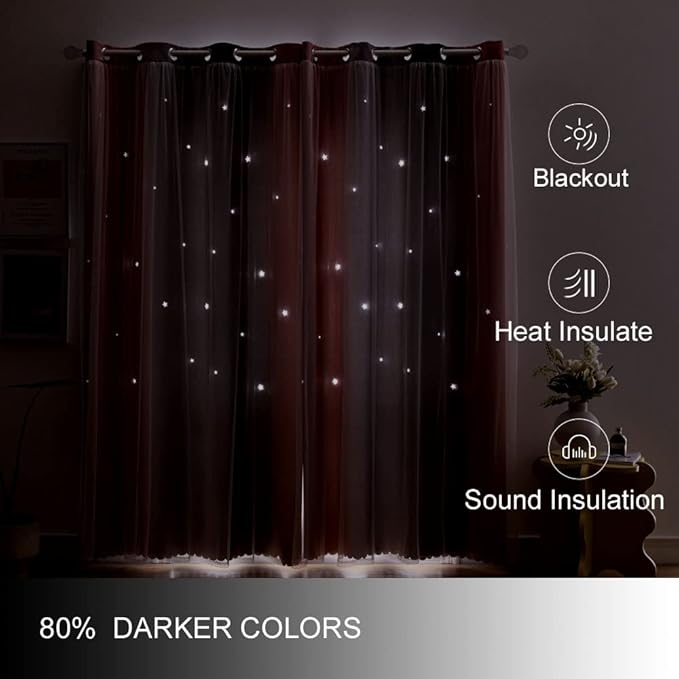 Ombre Rainbow Blackout Curtains - Image 3