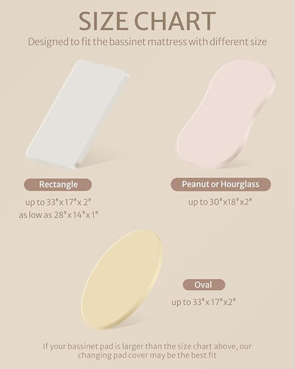 Blissful Diary Muslin Bassinet Sheets - Image 4