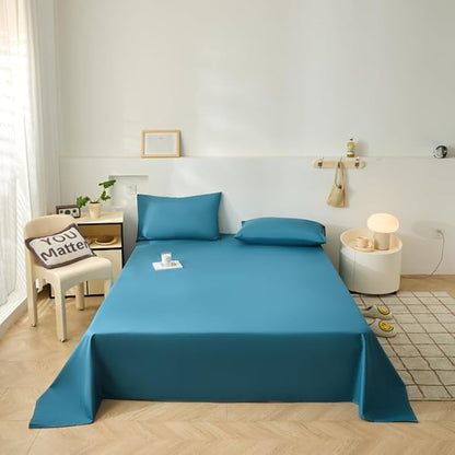WenBags Lightweight Waterproof Flat Sheet 90 * 98 Inches King Size-Mattress - Image 3