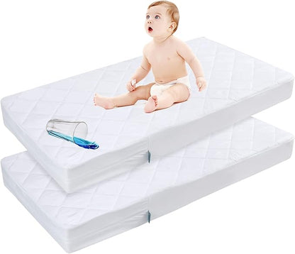 Zippered Crib Mattress Protector by Bilobanbabybedding