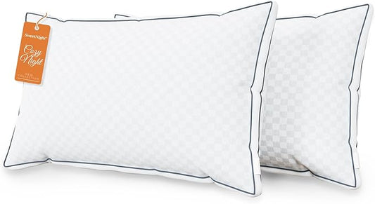 Sweetnight King Pillows 2 Pack, Hotel Bed Pillows Fluffy Gusseted by SweetNight