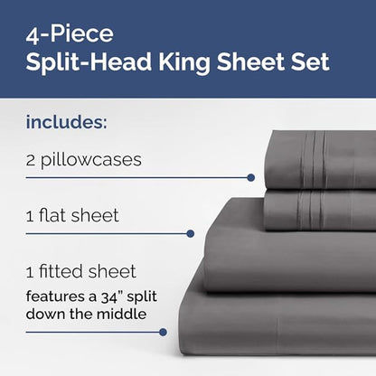 Split Head King Sheets Set - Image 2
