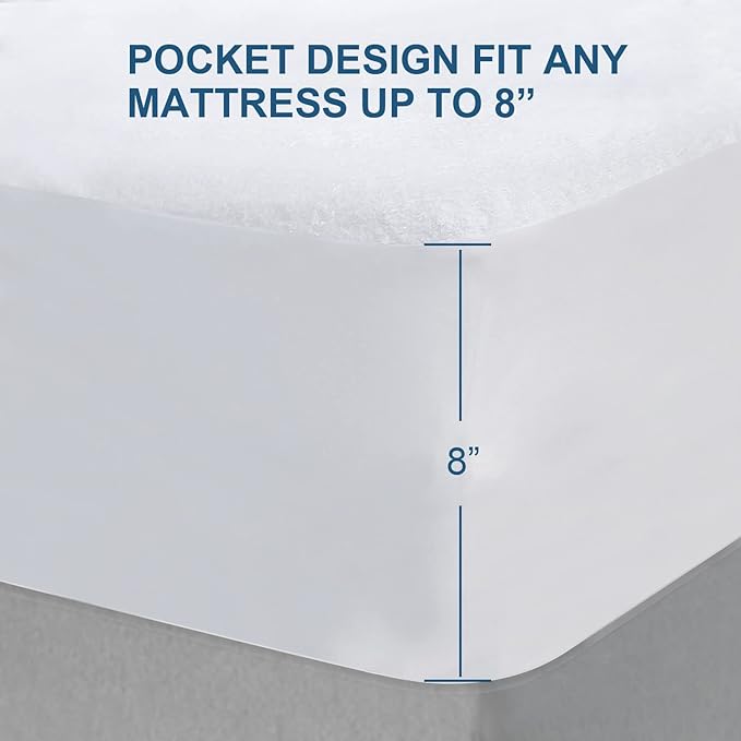 Sleeper Sofa Queen Size Mattress Protector Waterproof, Smooth Top Mattress - Image 5