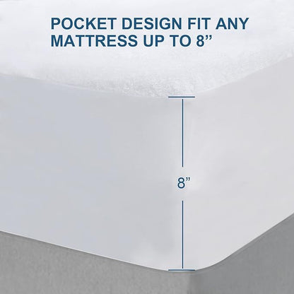 Sleeper Sofa Queen Size Mattress Protector Waterproof, Smooth Top Mattress - Image 5