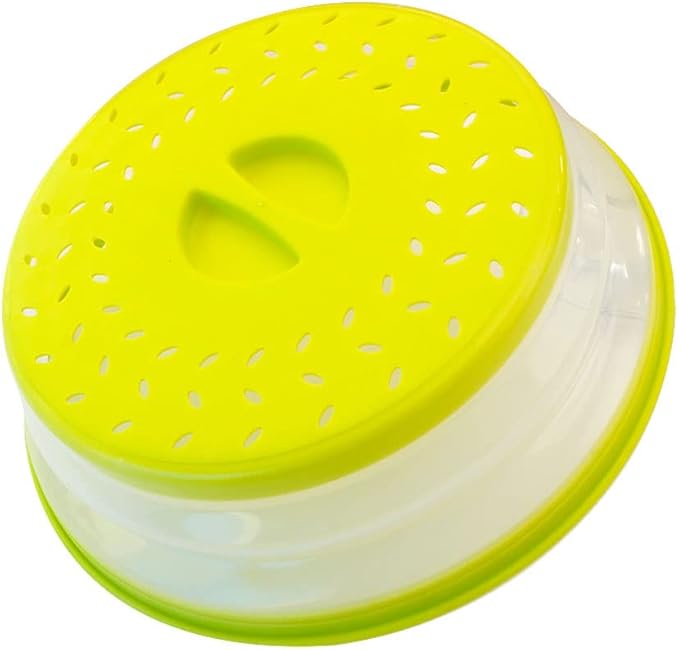 Collapsible Microwave Splatter Cover, 10.5 Inch, Dishwasher-safe, Microwave by JYYHSF