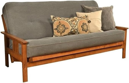 BOWERY HILL Full Fabric Futon in Marmont Thunder Blue-Frame Not Included - Image 6