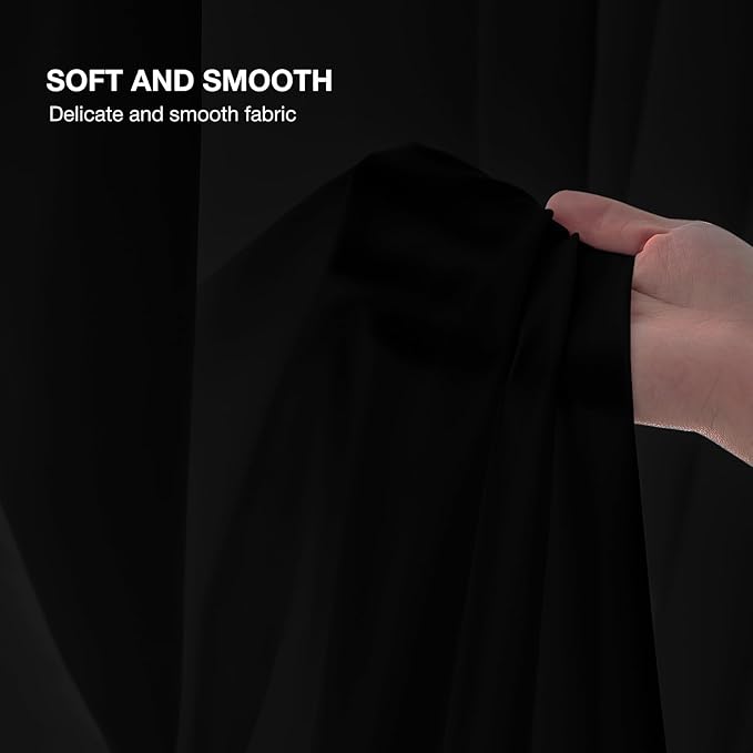 Anmao Non-See-Through Black Privacy Curtains - Image 9