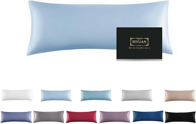 Mulberry Silk Pillowcase for Hair and Skin, Cooling Silk Pillow Case by SIYUAN