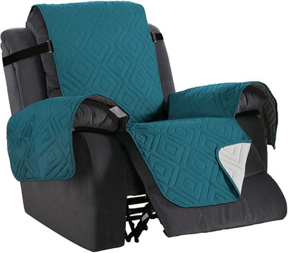 H.VERSAILTEX Reversible Quilted Recliner Covers Water Resistant Furniture by HVERSAILTEX