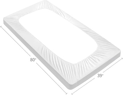 Twin XL Mattress Topper Pad Protector Quilted Waterproof, Absorbent Twin Extra - Image 2