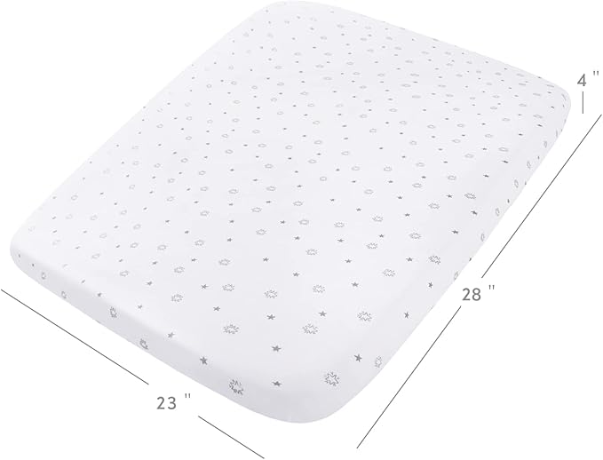 Bassinet Sheets 2 Pack, Compatible - Image 6