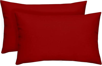RSH DECOR: Lumbar Throw Pillows Set of 2 | 20” x 12" | All-Weather Spun Fabric by RSHDECOR