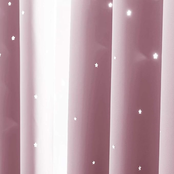 NICETOWN Star Cut Out Curtains - Image 2