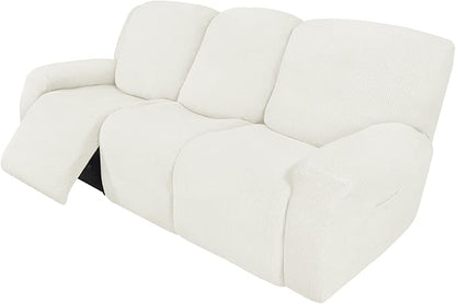Easy-Going 8 Pieces Recliner Sofa Stretch Sofa Slipcover Sofa Cover Furniture by Easy-Going