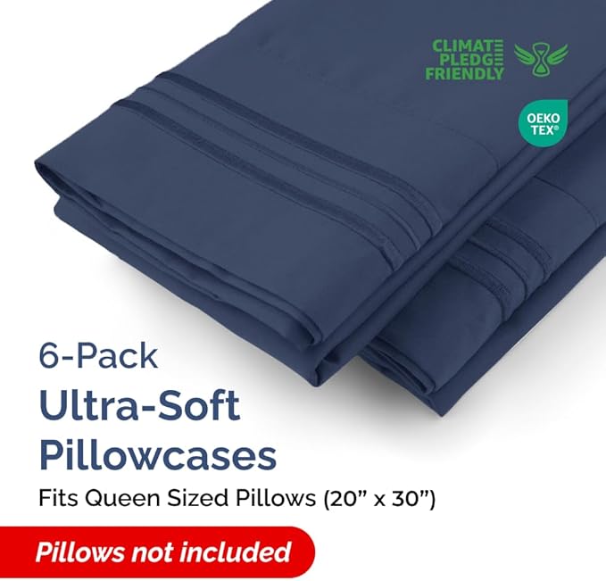 King Pillow Cases Set of 6 - Image 2