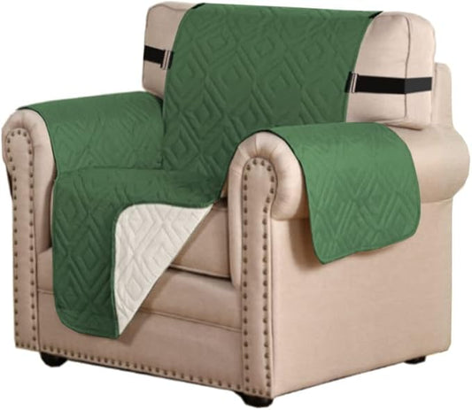 H.VERSAILTEX Reversible Chair Cover Furniture Protector Anti-Slip Couch Cover by HVERSAILTEX