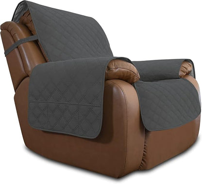 Easy-Going Sofa Slipcover Waterproof Oversized Recliner Chair Cover Non-Slip by Easy-Going