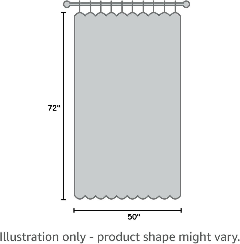 100% Blackout Linen Curtains 72 Inch Long 2 Panels Set, Beige